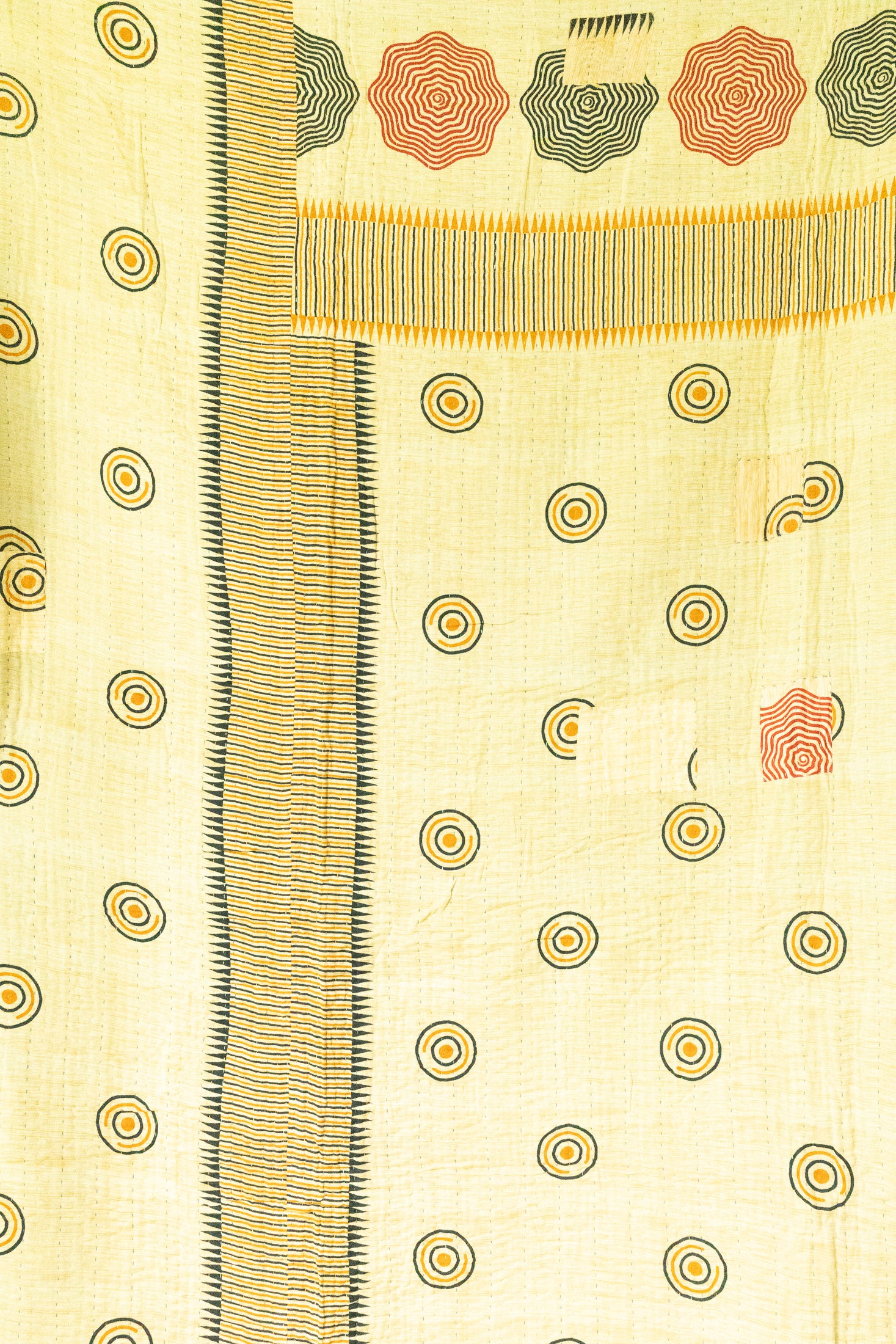 Awe Large Kantha Throw Blanket