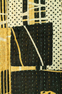 Awe Large Kantha Throw Blanket