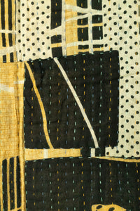 Awe Large Kantha Throw Blanket