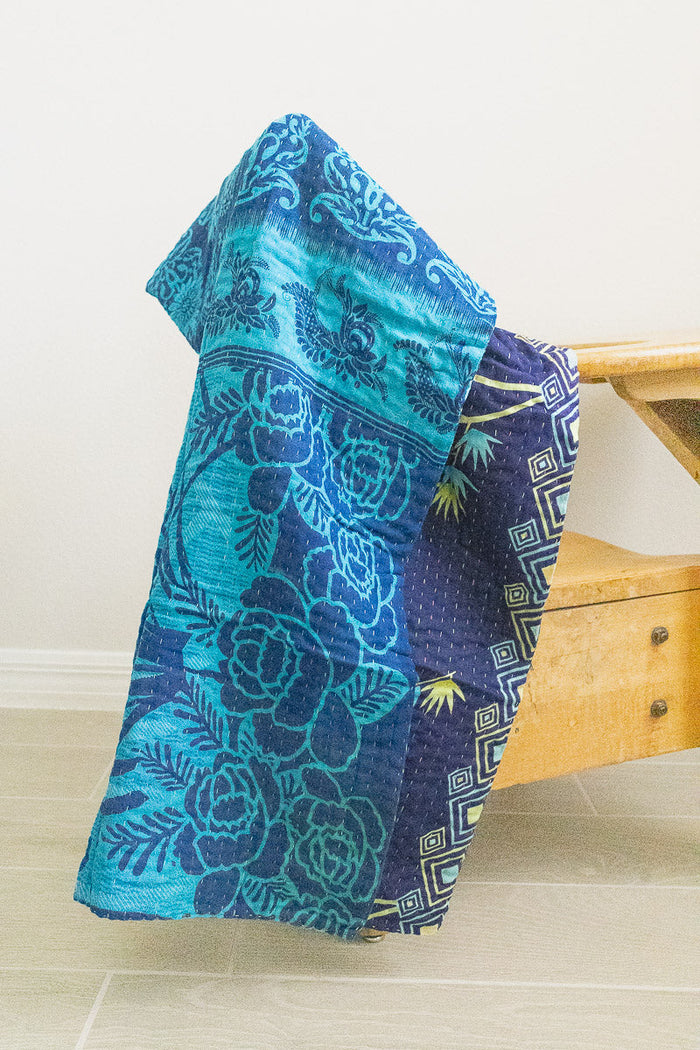 dignify Kantha Baby Blanket Quilt