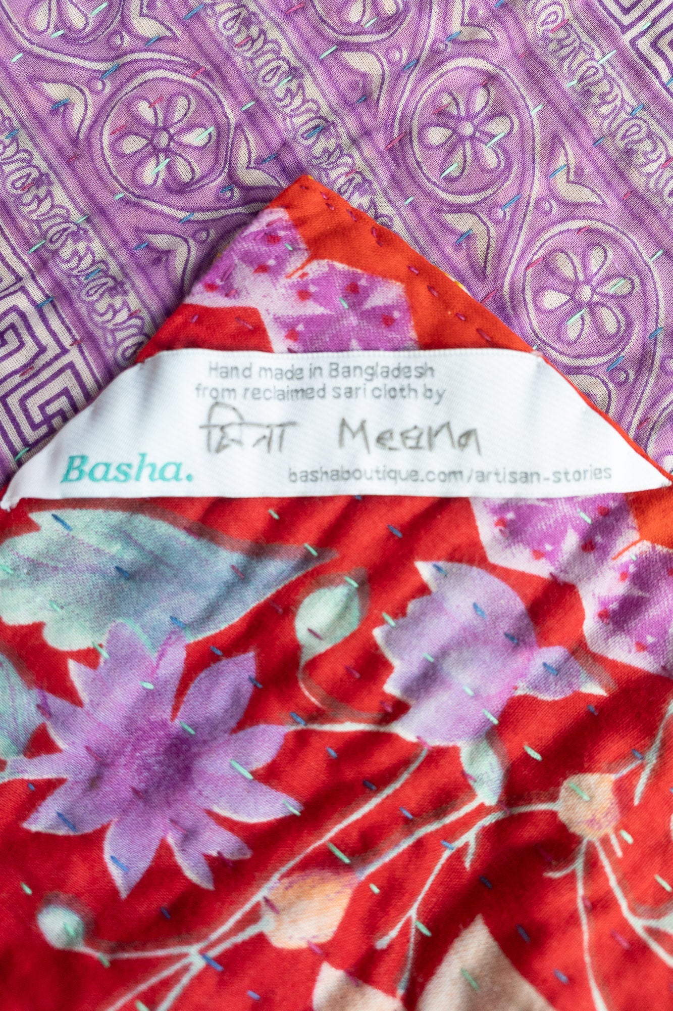 Babe No. 2 Kantha Baby Blanket