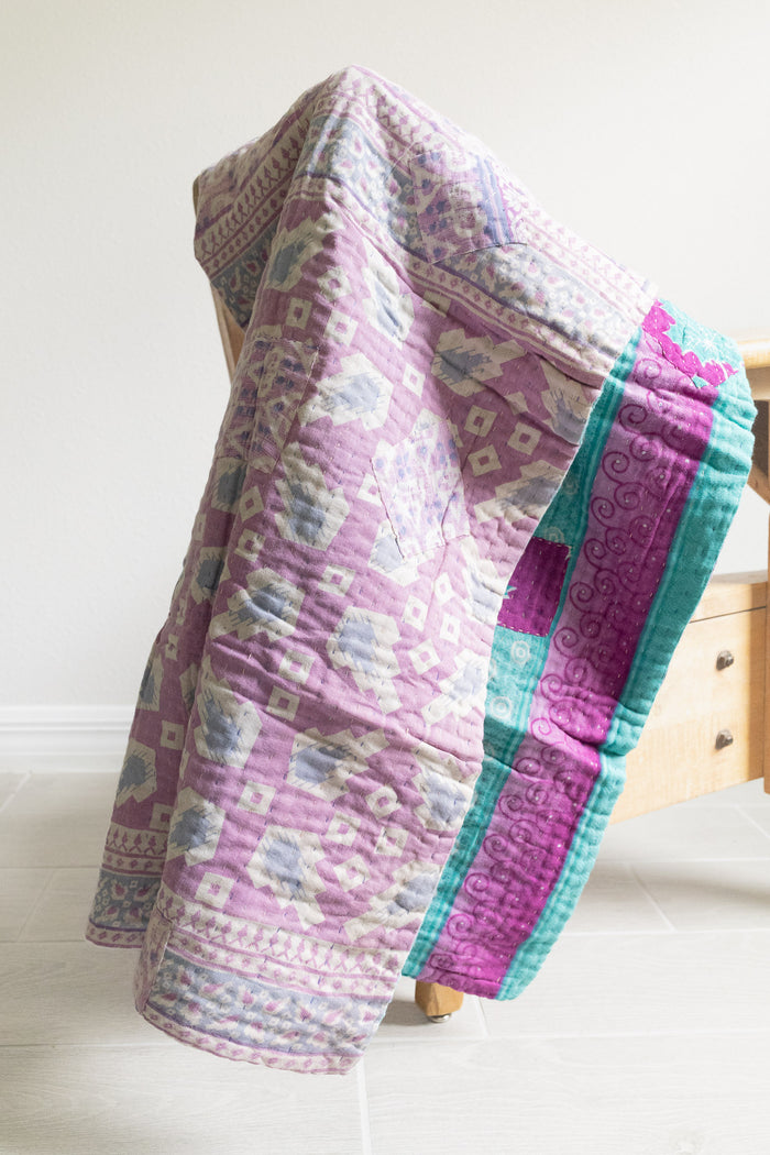 Babe No. 2 Mini Kantha Blanket