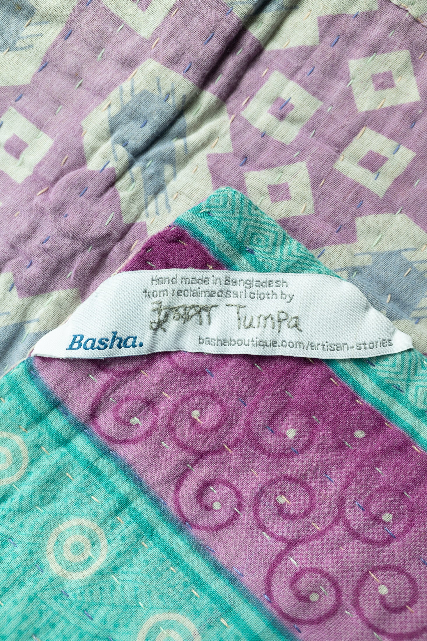 Babe No. 2 Mini Kantha Blanket