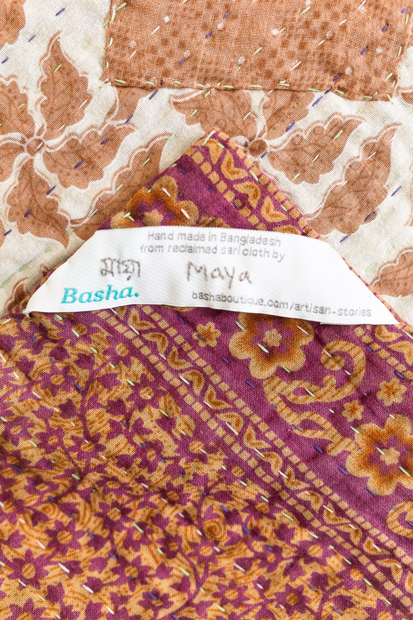 Babe No. 4 Kantha Baby Blanket