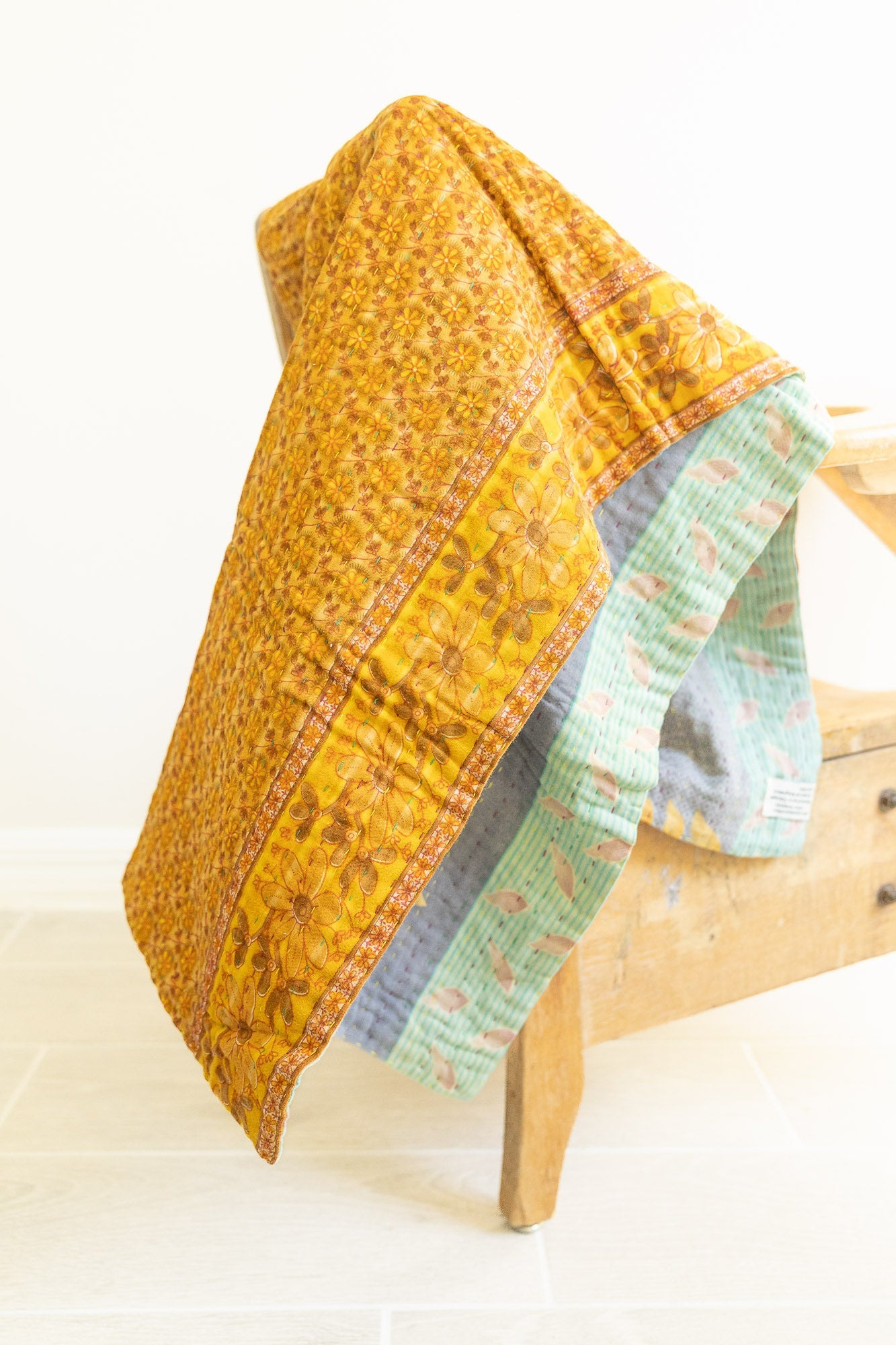 dignify Kantha Baby Blanket Quilt