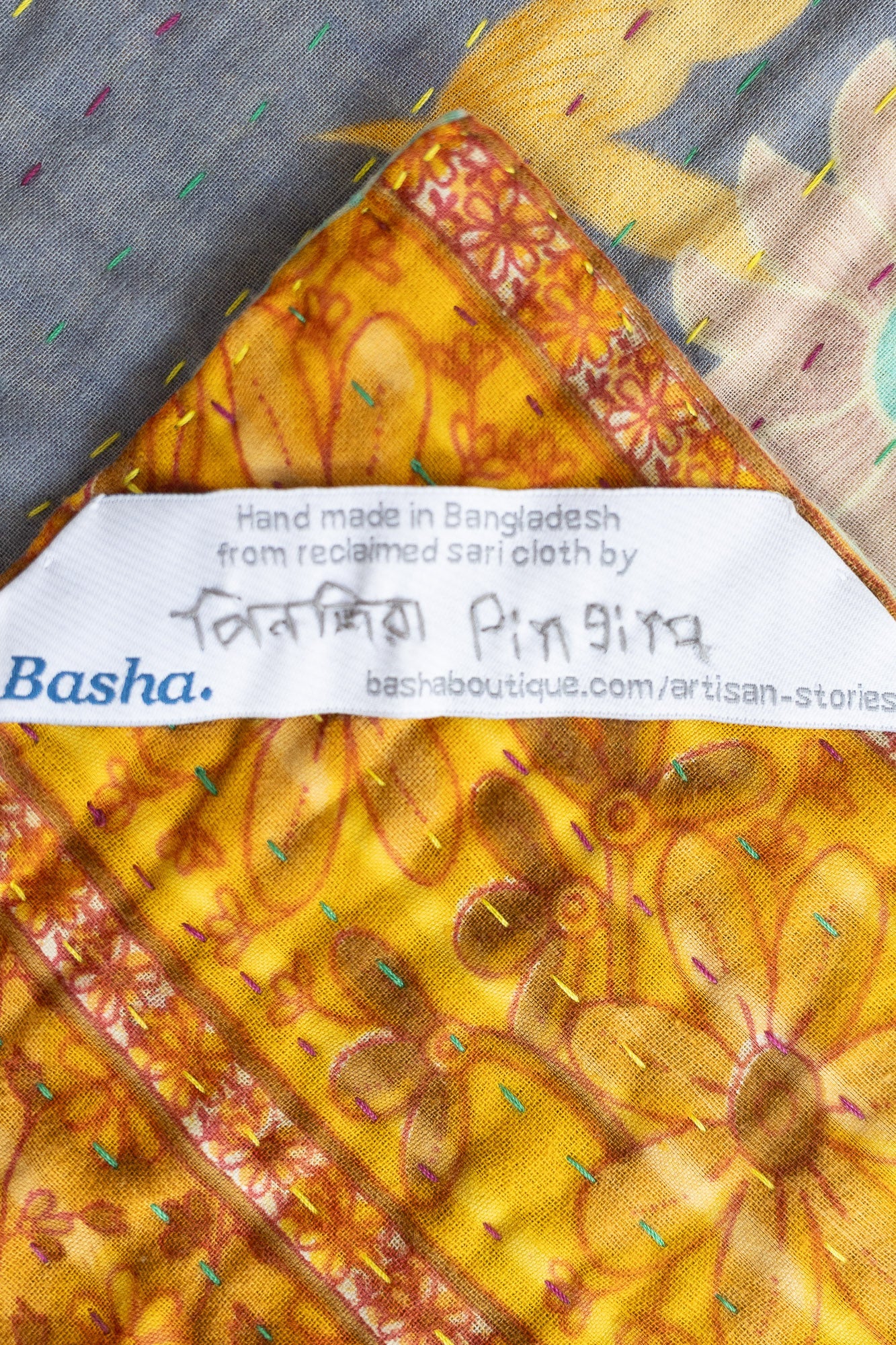 Babe No. 5 Kantha Baby Blanket