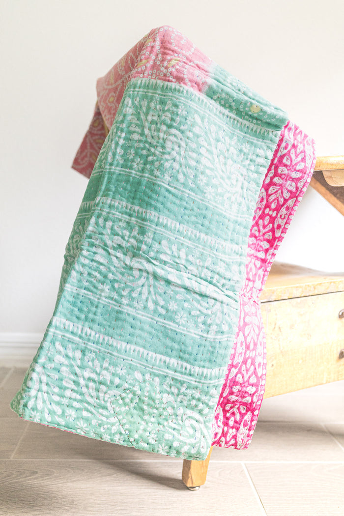 Babe No. 8 Mini Kantha Blanket