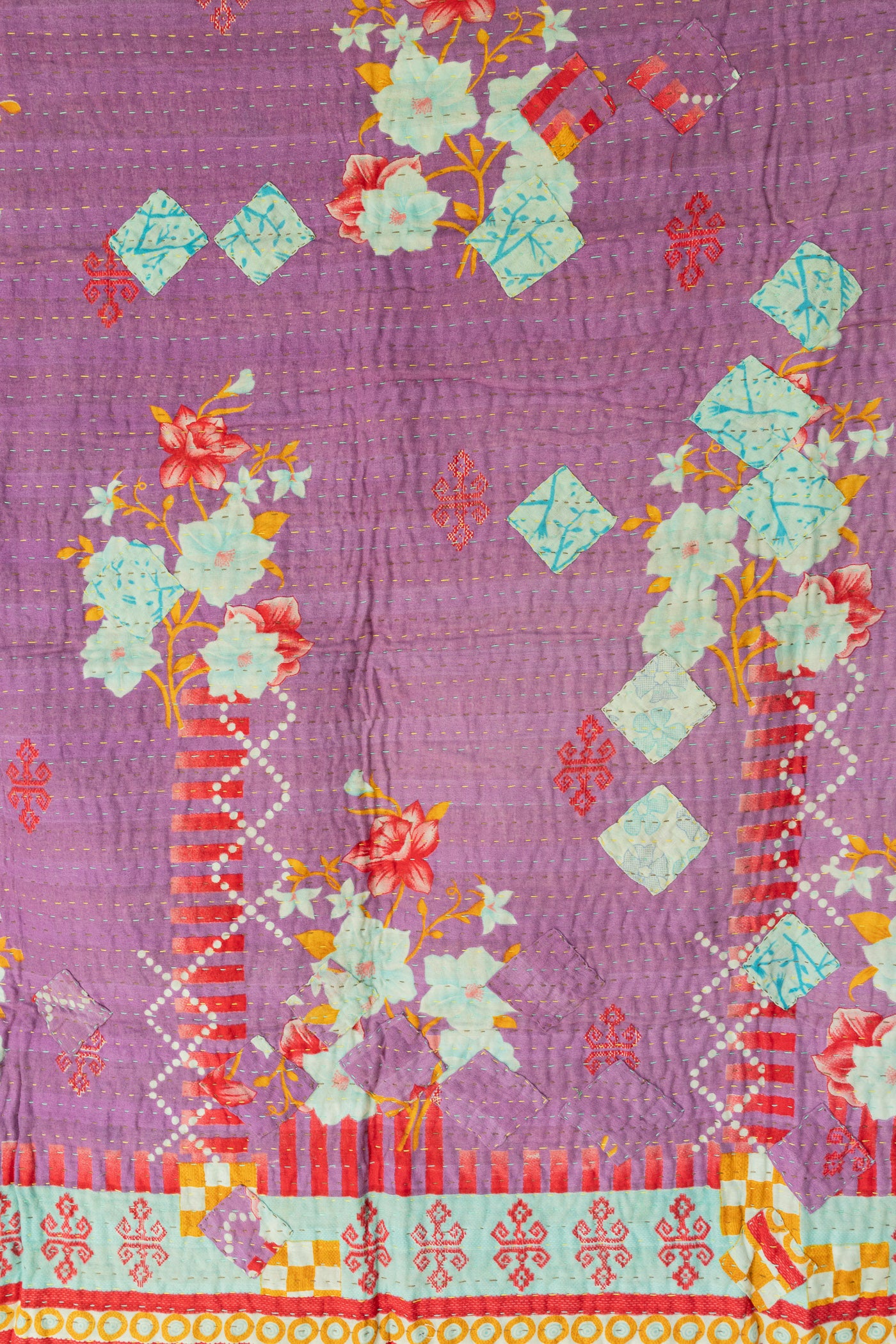 Baby Gift Bundle No. 8 | Kantha Blanket + Handmade Elephant