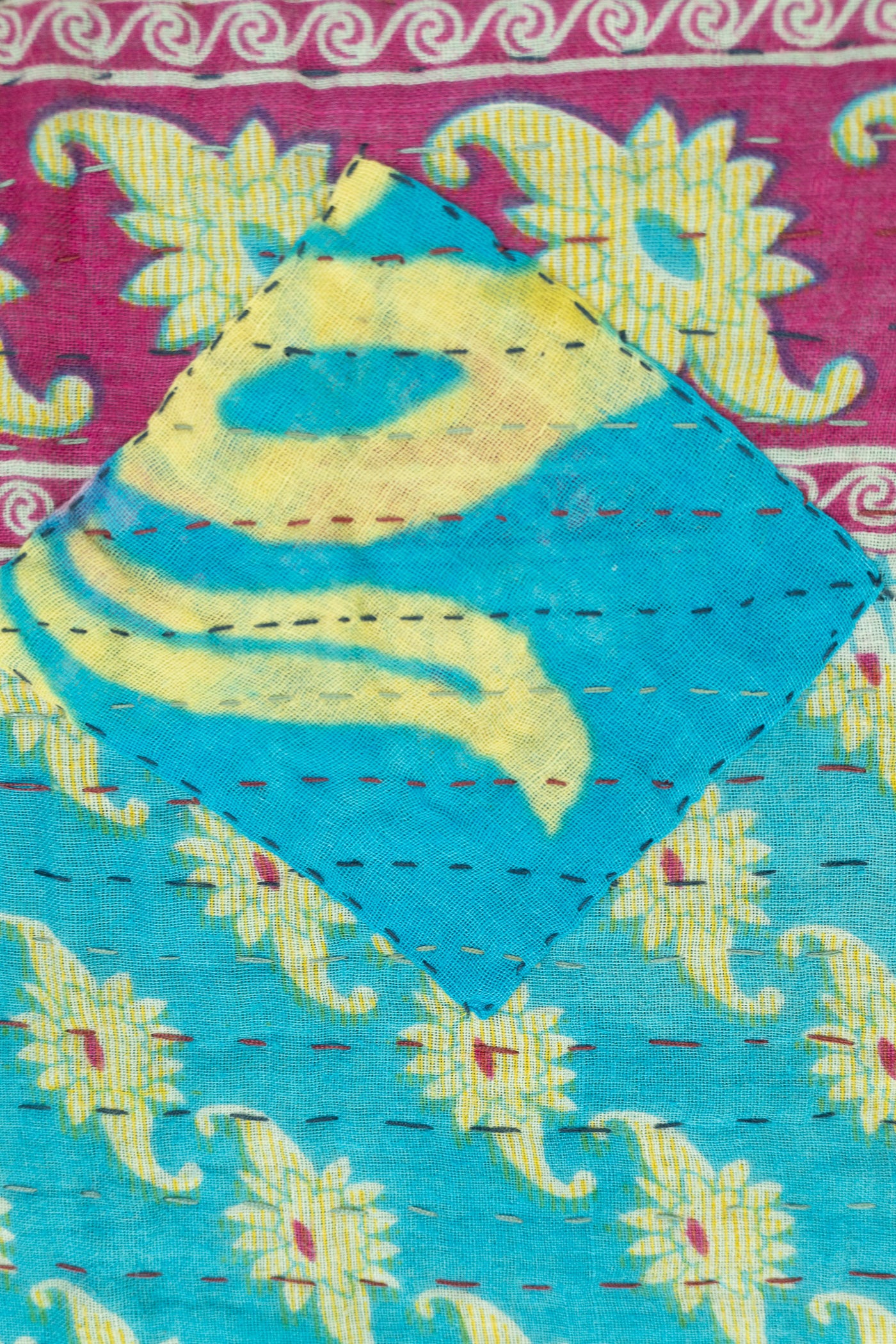 Baby Gift Bundle No. 7 | Kantha Blanket + Handmade Elephant