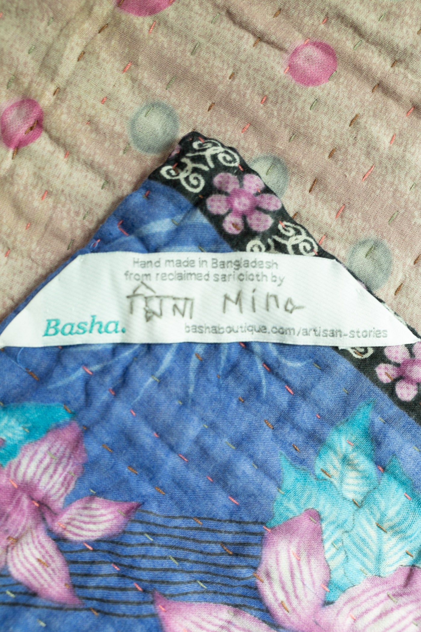Baby Gift Bundle No. 6 | Kantha Blanket + Handmade Elephant
