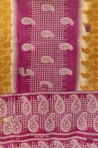 Kantha Throw Bed Quilt