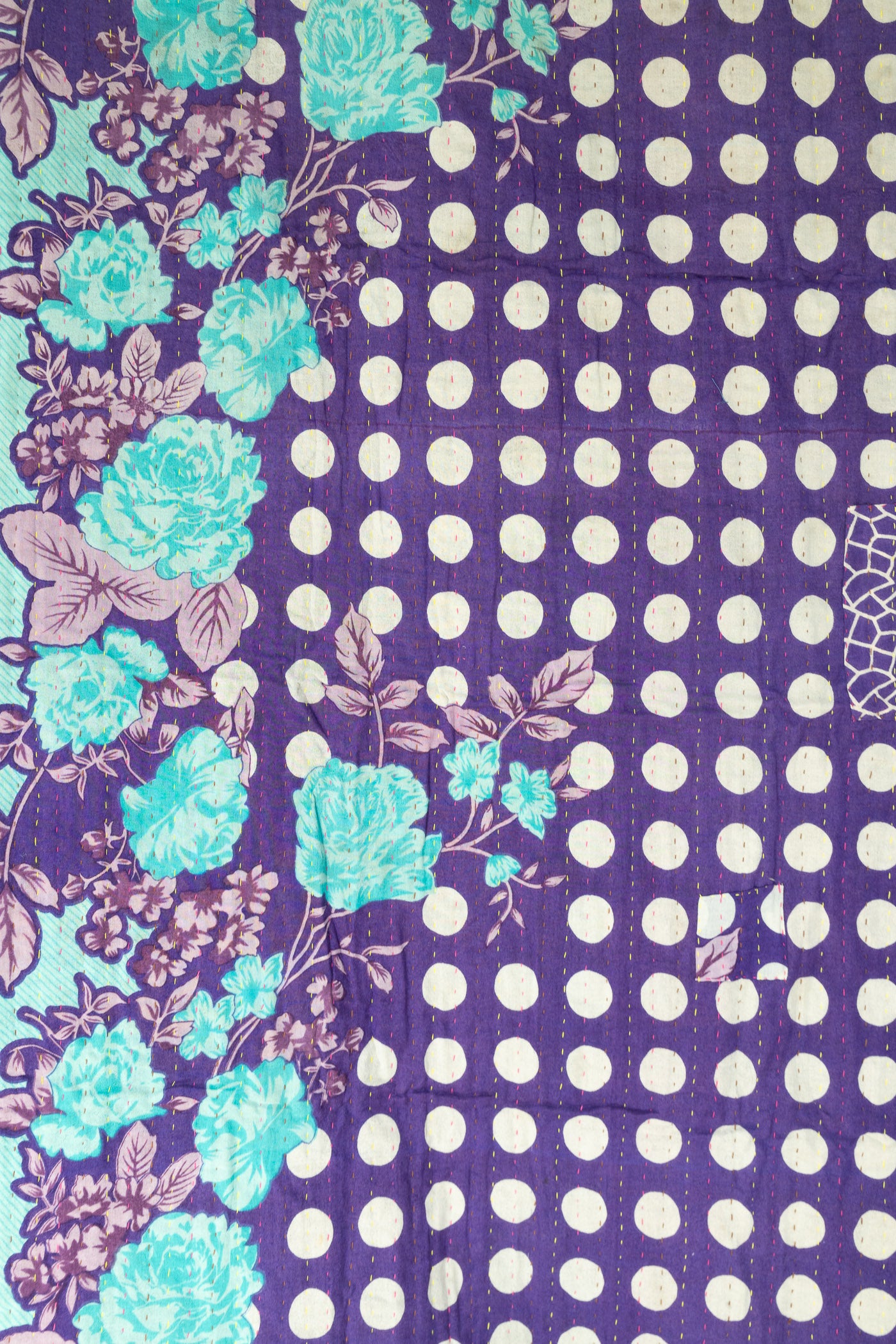 Beacon Kantha Throw Blanket