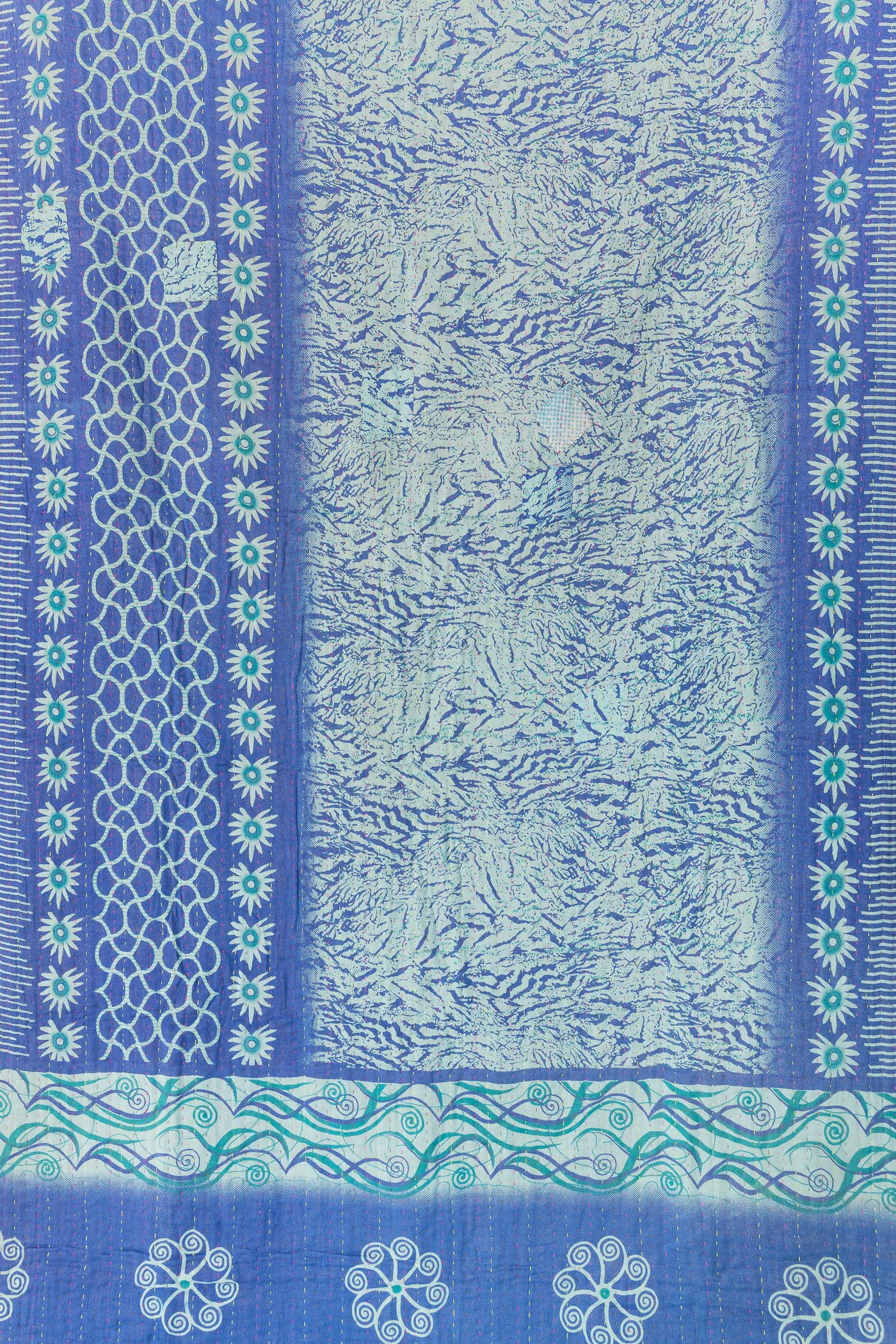 Beacon Kantha Throw Blanket