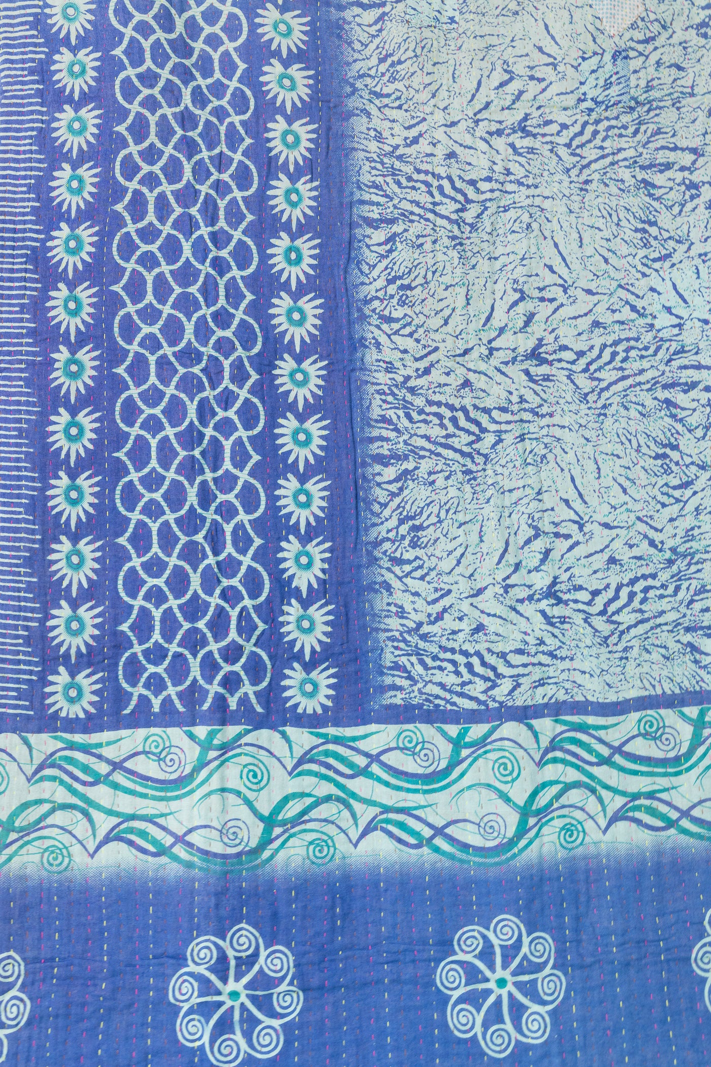 Beacon Kantha Throw Blanket