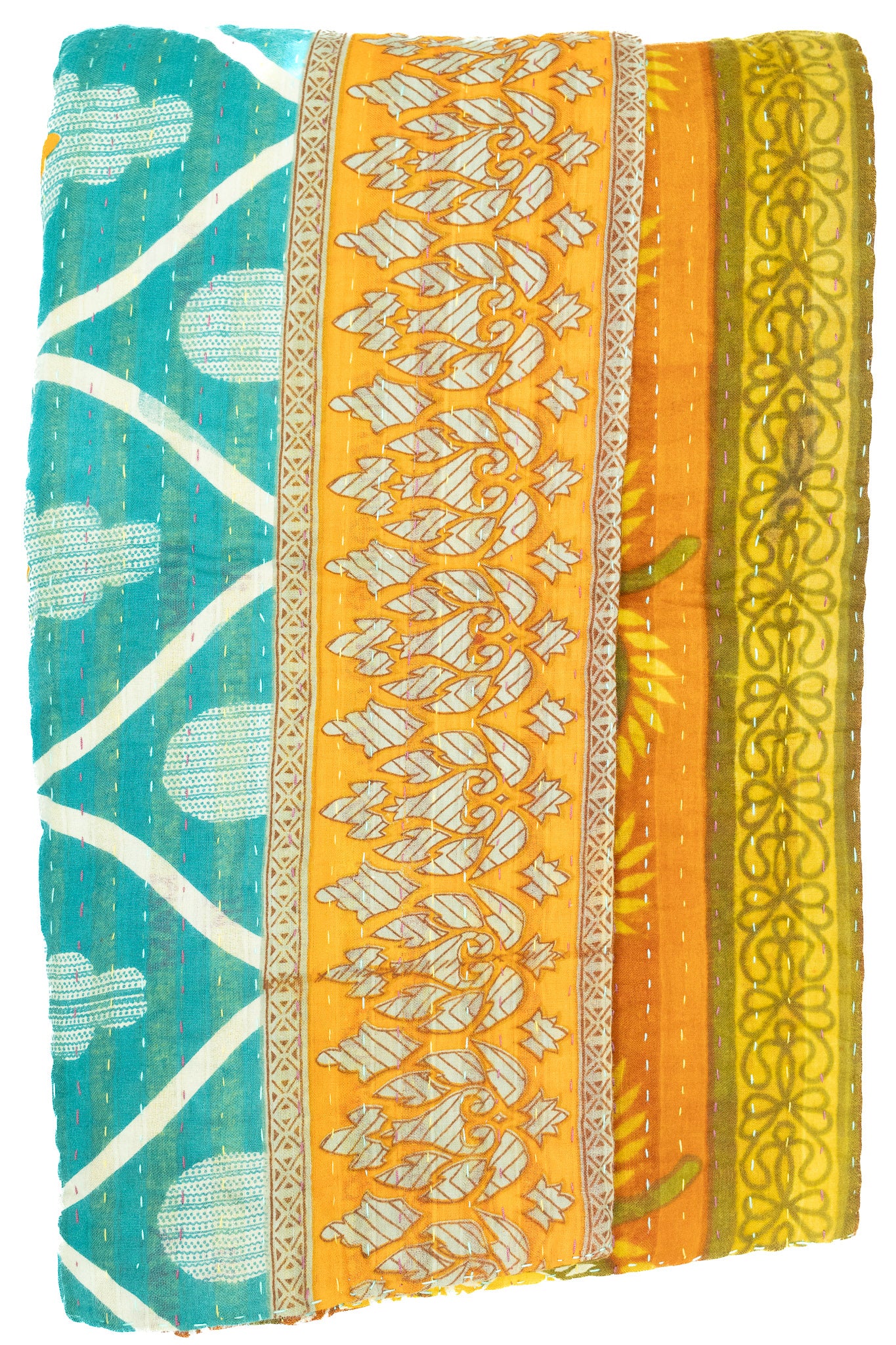 Beacon Kantha Throw Blanket
