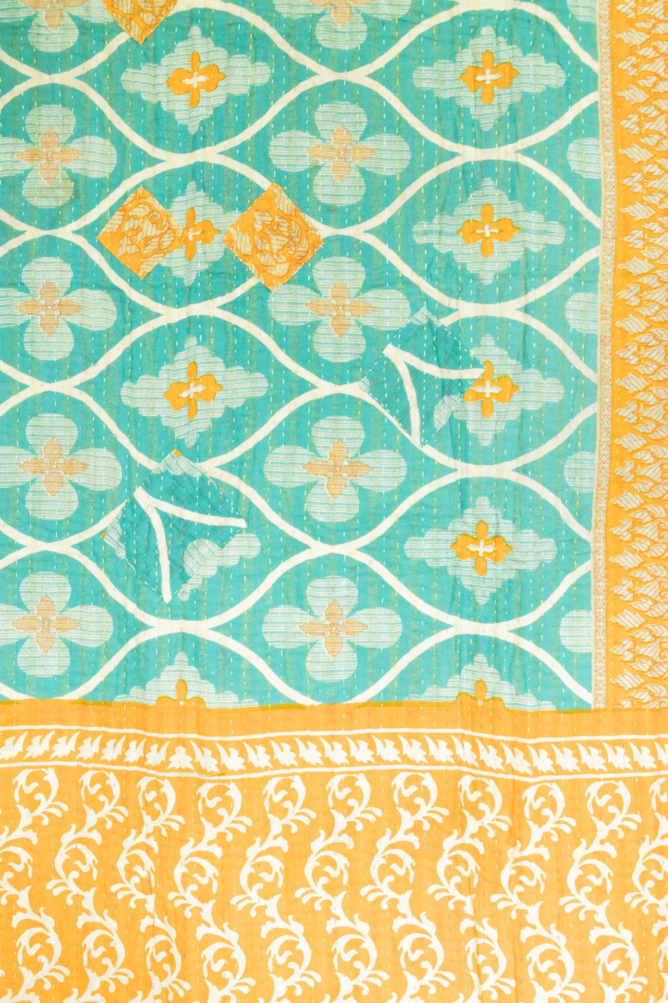 Beacon Kantha Throw Blanket