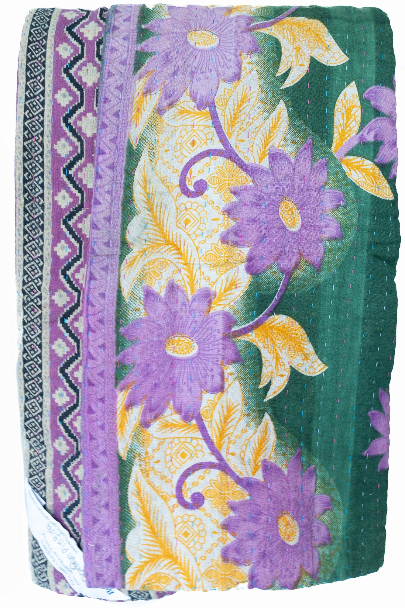 Beaming Kantha Throw