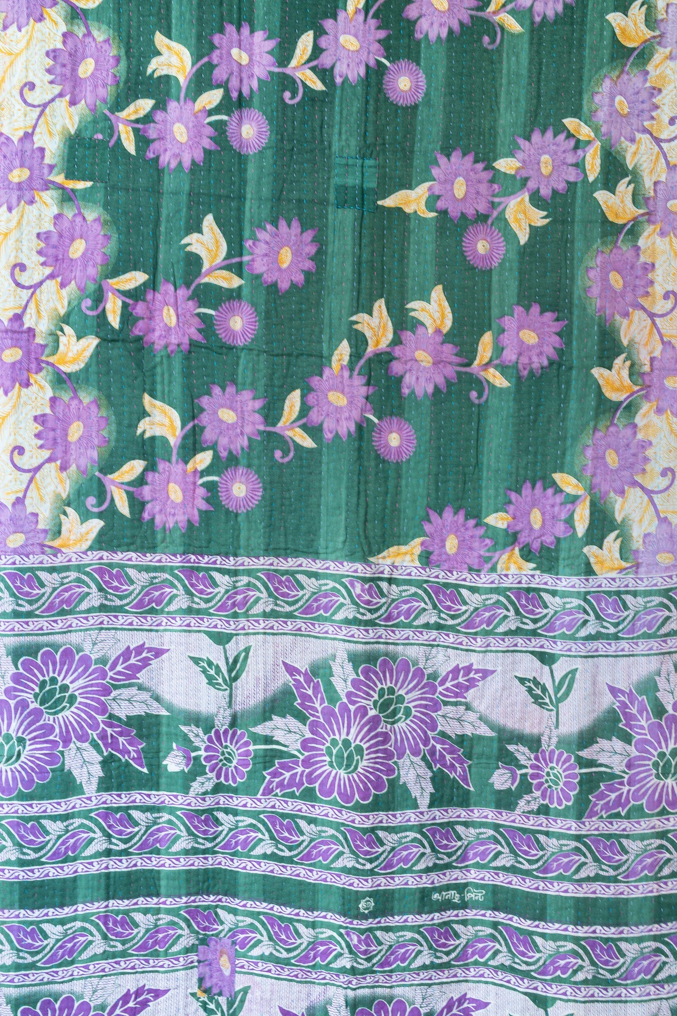 Beaming Kantha Throw