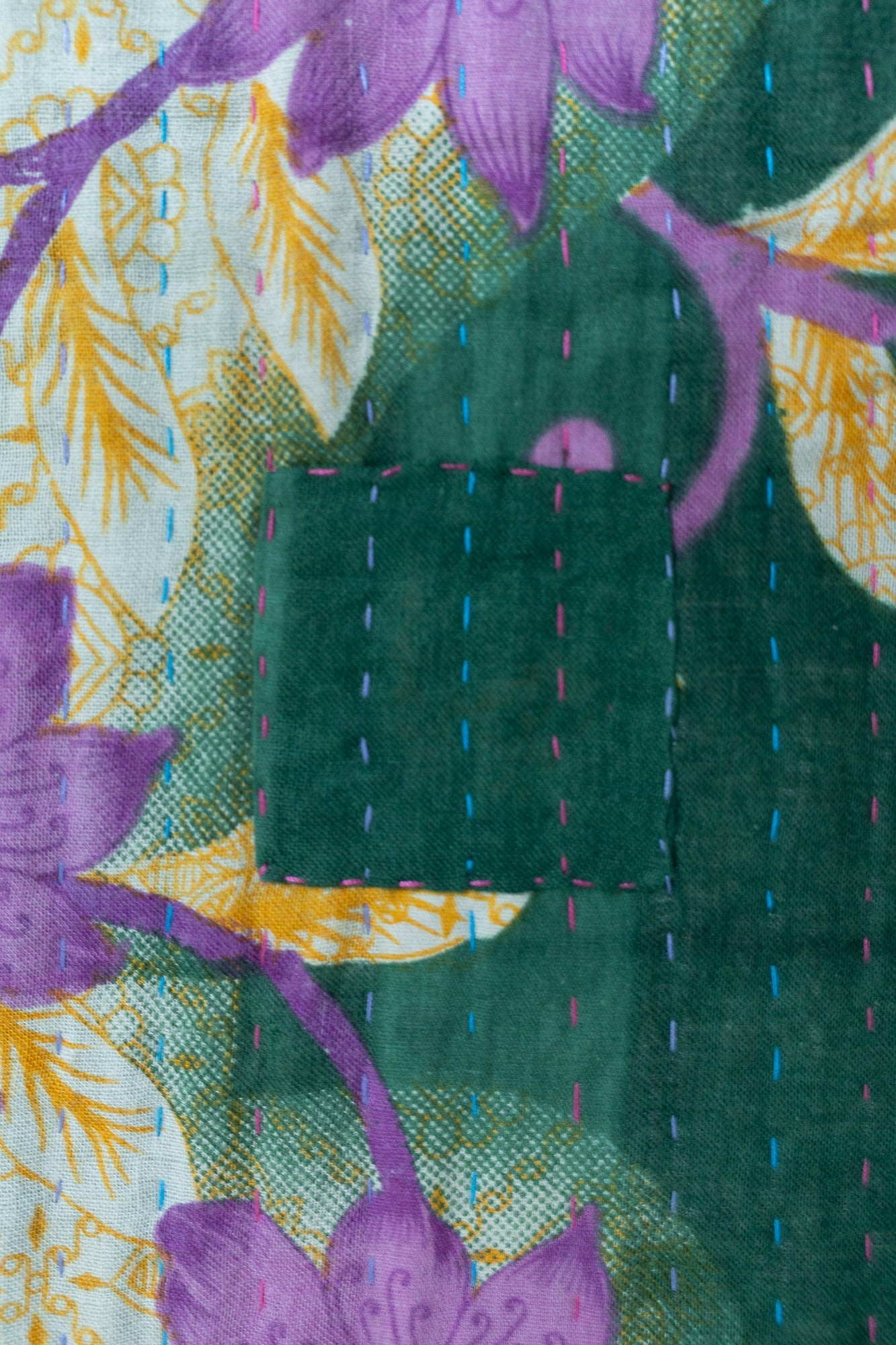 Beaming Kantha Throw