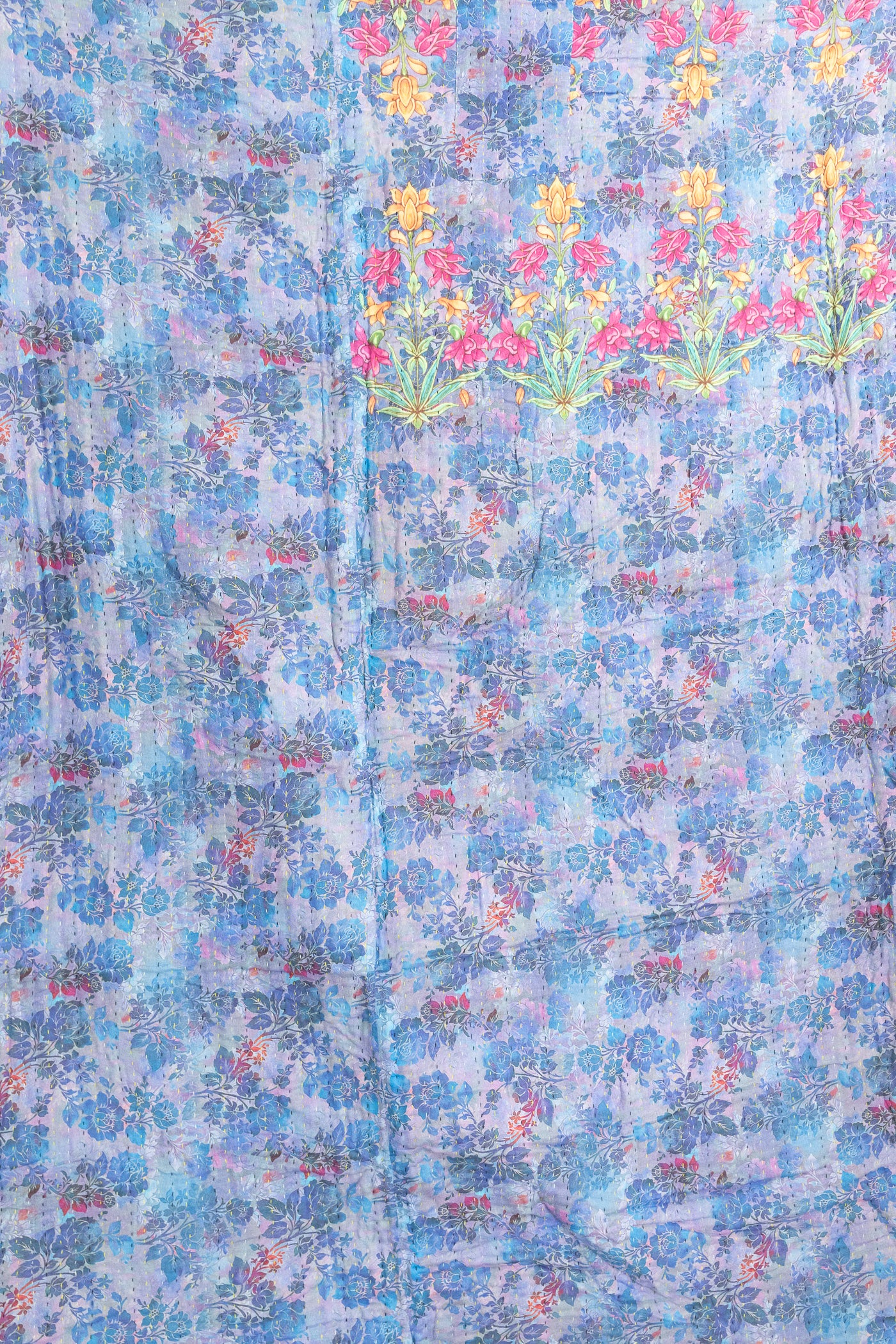 Beautiful Large Kantha Throw Blanket