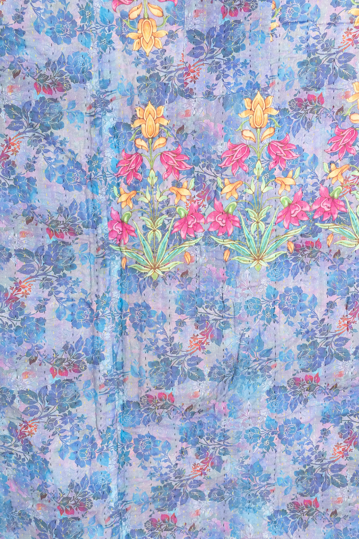 Beautiful Large Kantha Throw Blanket