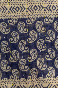 Beautiful Large Kantha Throw Blanket