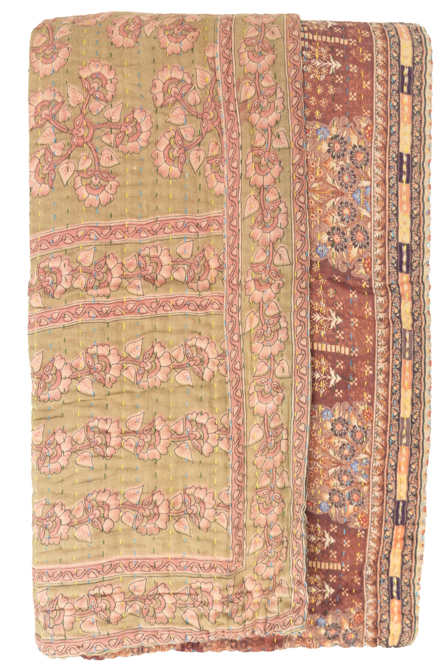 Becoming Kantha Throw