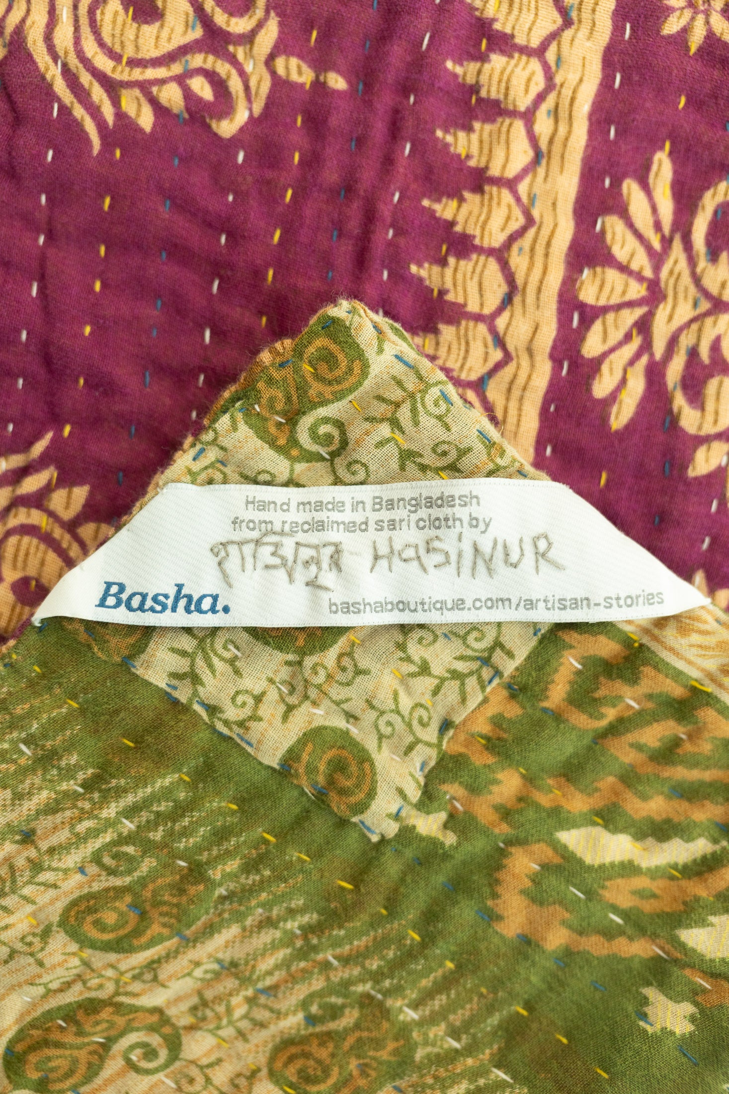 Begin Kantha Throw
