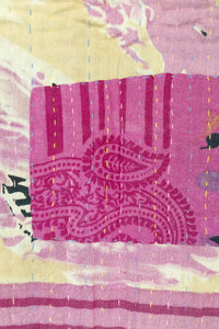 Believe Kantha Throw Blanket