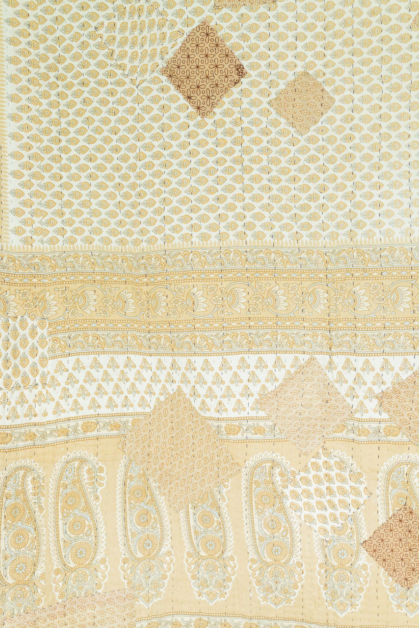 Believe Kantha Throw Blanket