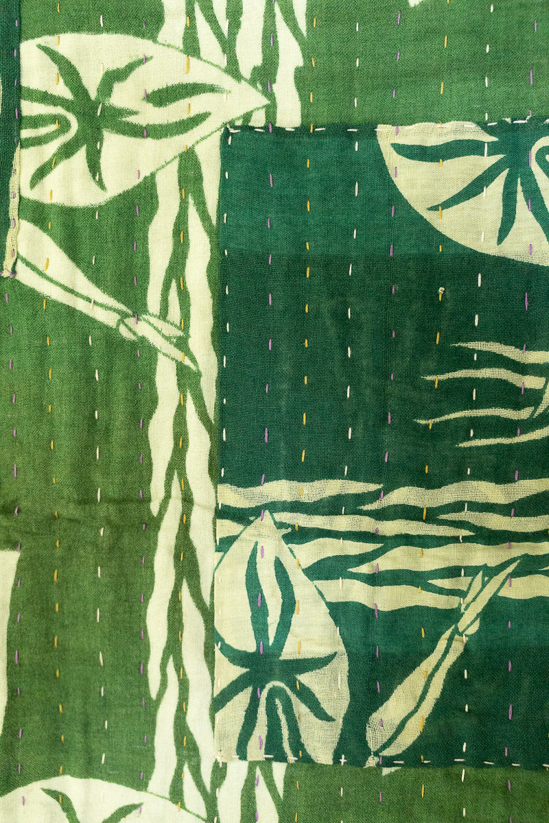 Bells Kantha Christmas Throw