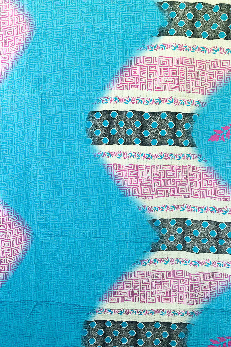 Belong Silk Blend Kantha Throw