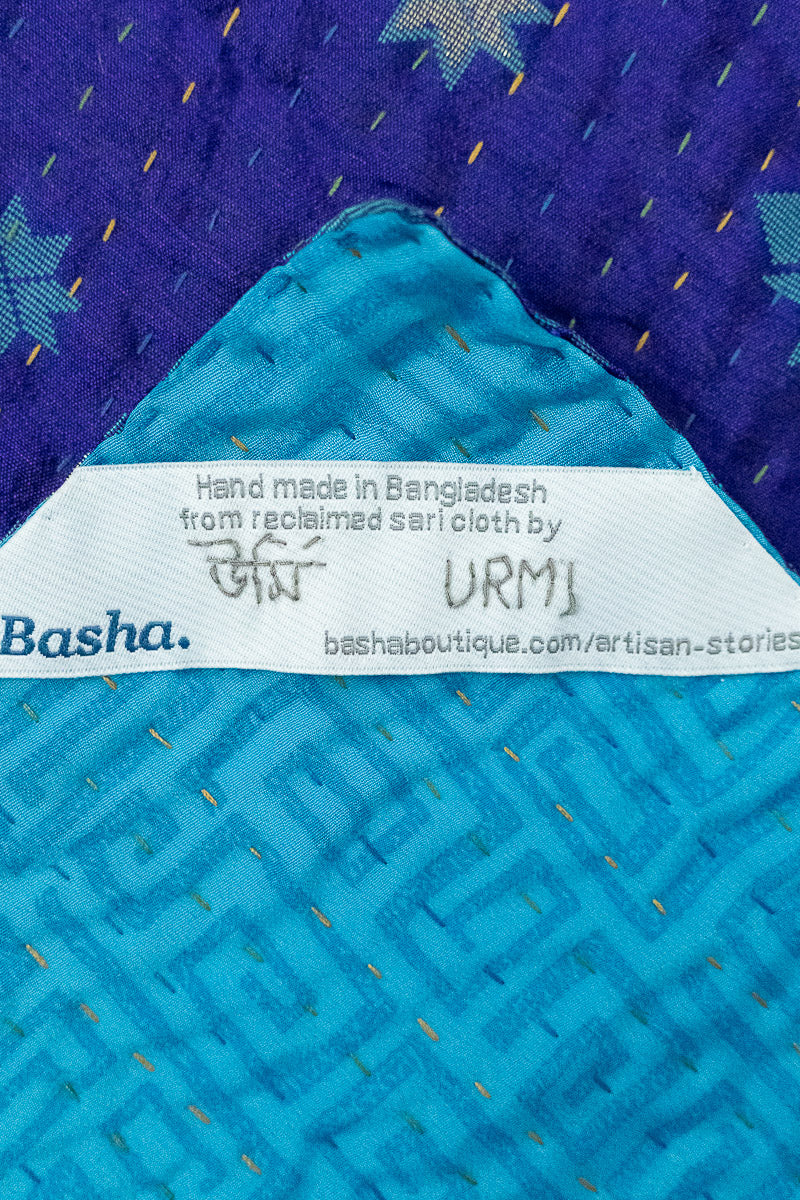 Belong Silk Blend Kantha Throw