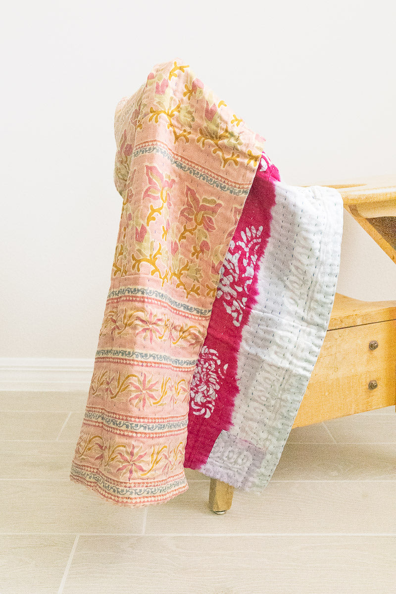 Bliss No. 1 Kantha Baby Blanket