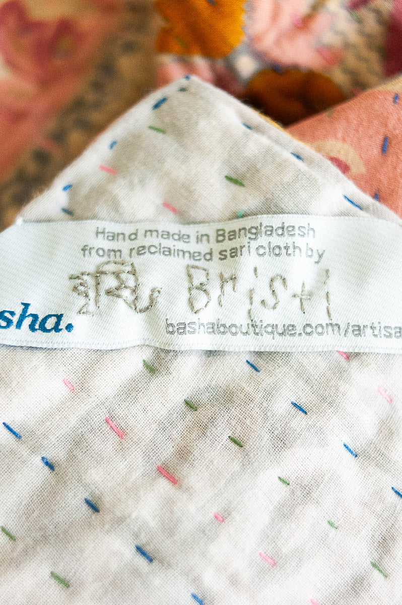 Bliss No. 1 Kantha Baby Blanket