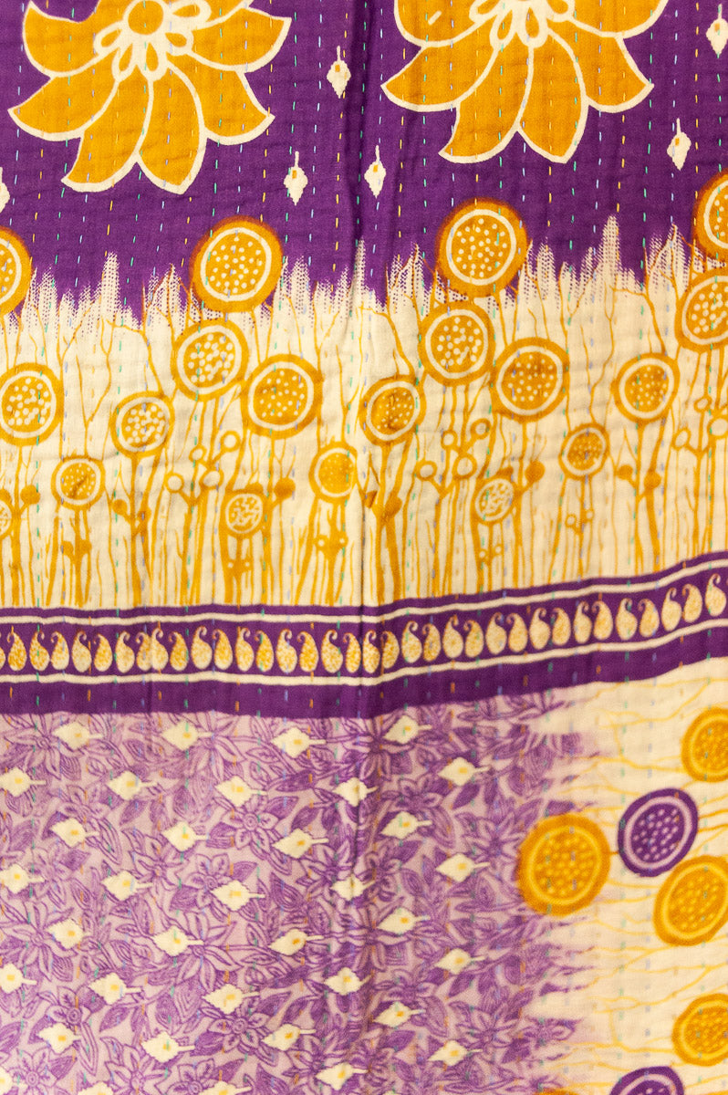 Bliss No. 2 Kantha Baby Blanket