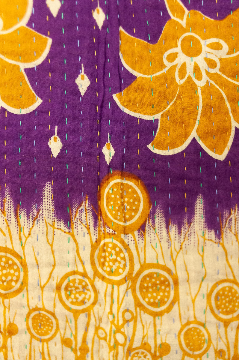 Bliss No. 2 Kantha Baby Blanket