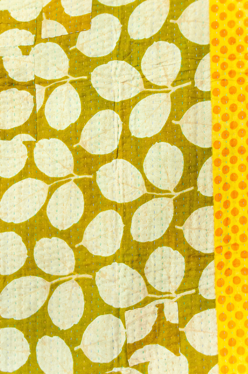 Bliss No. 2 Kantha Baby Blanket