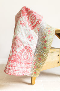 Bliss No. 3 Mini Kantha Blanket
