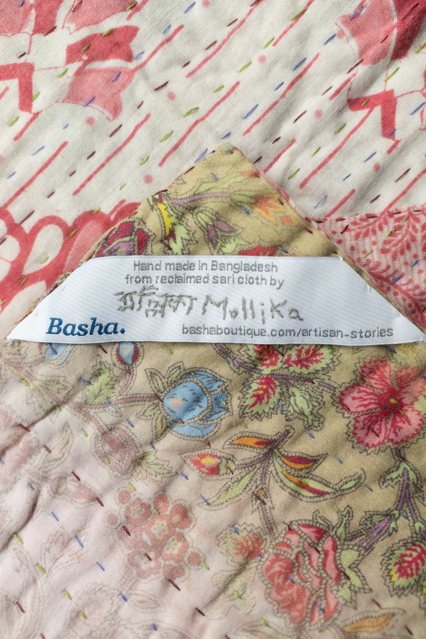 Bliss No. 3 Mini Kantha Blanket