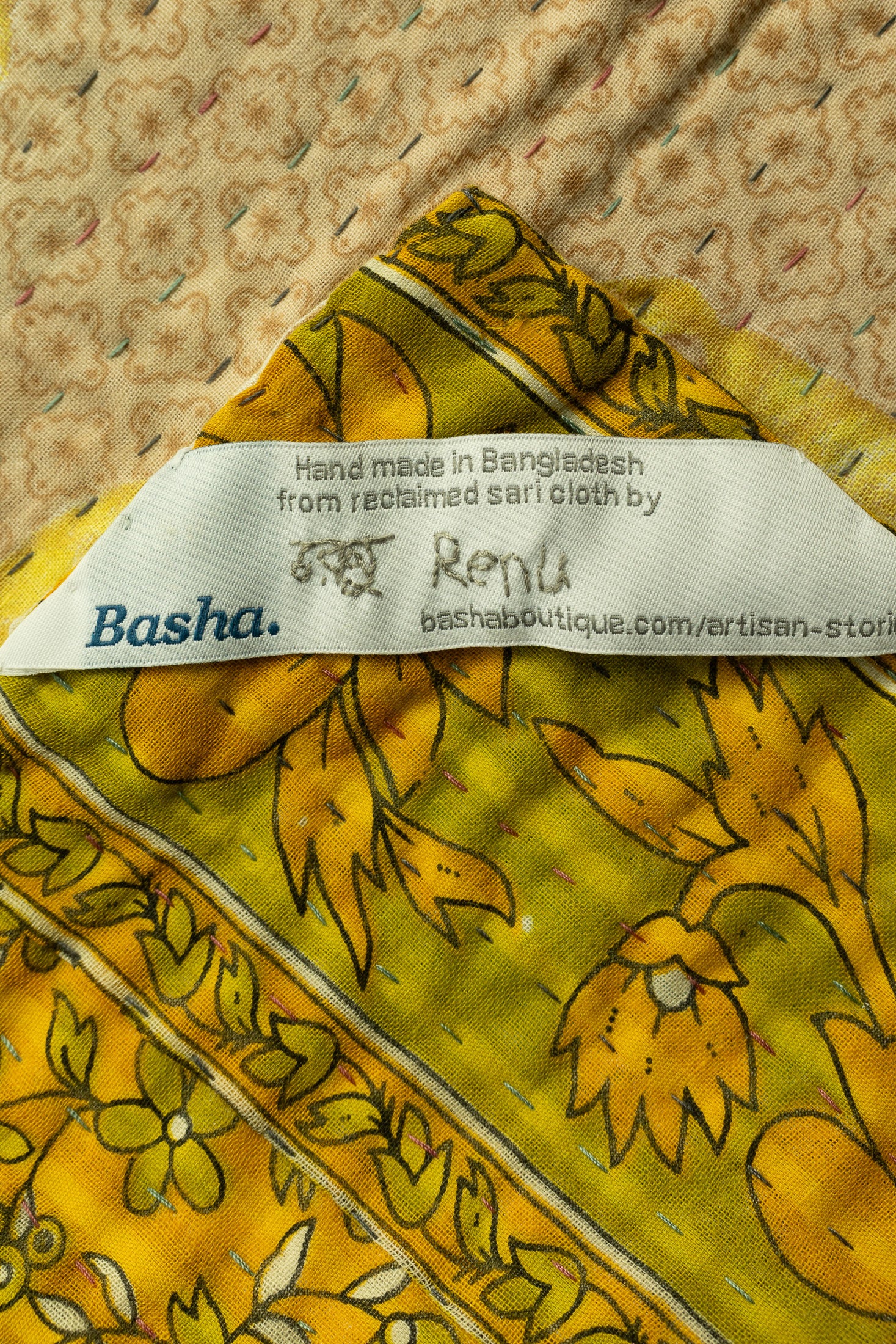 Bliss No. 3 Mini Kantha Blanket