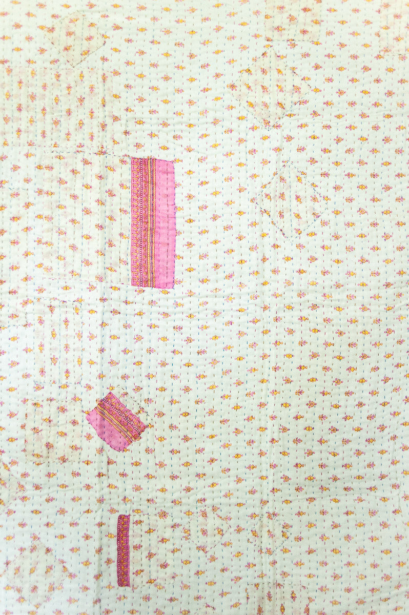 Bliss No. 4 Kantha Baby Blanket