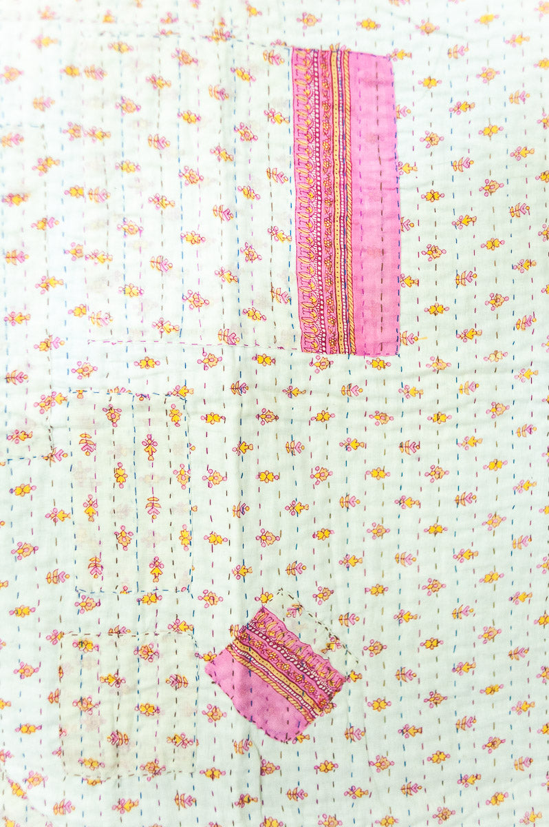 Bliss No. 4 Kantha Baby Blanket