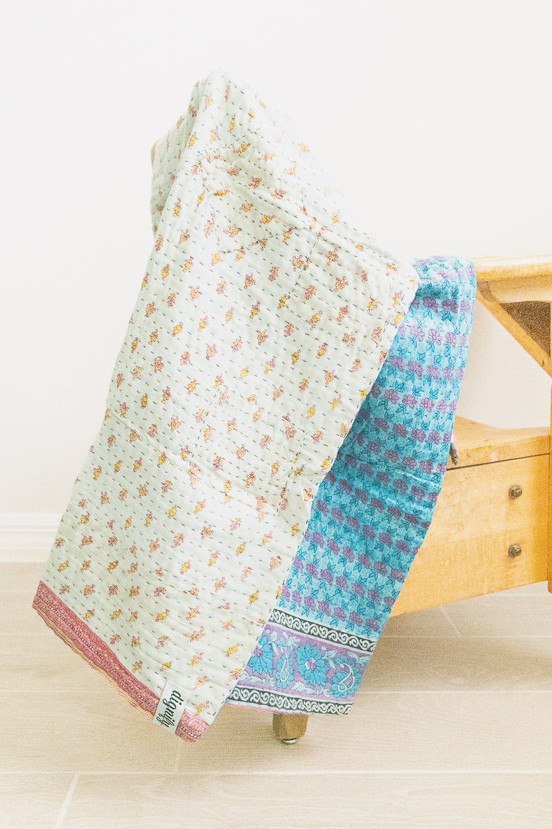 Bliss No. 4 Kantha Baby Blanket