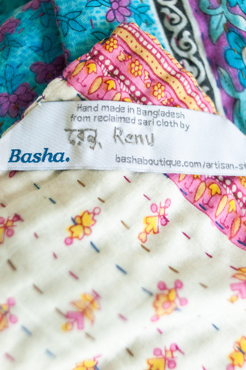 Bliss No. 4 Kantha Baby Blanket