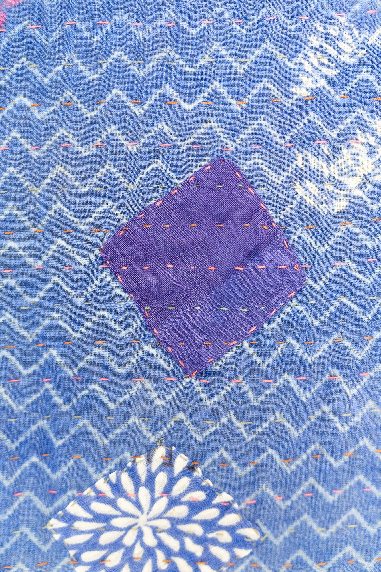 Bliss No. 6 Kantha Baby Blanket