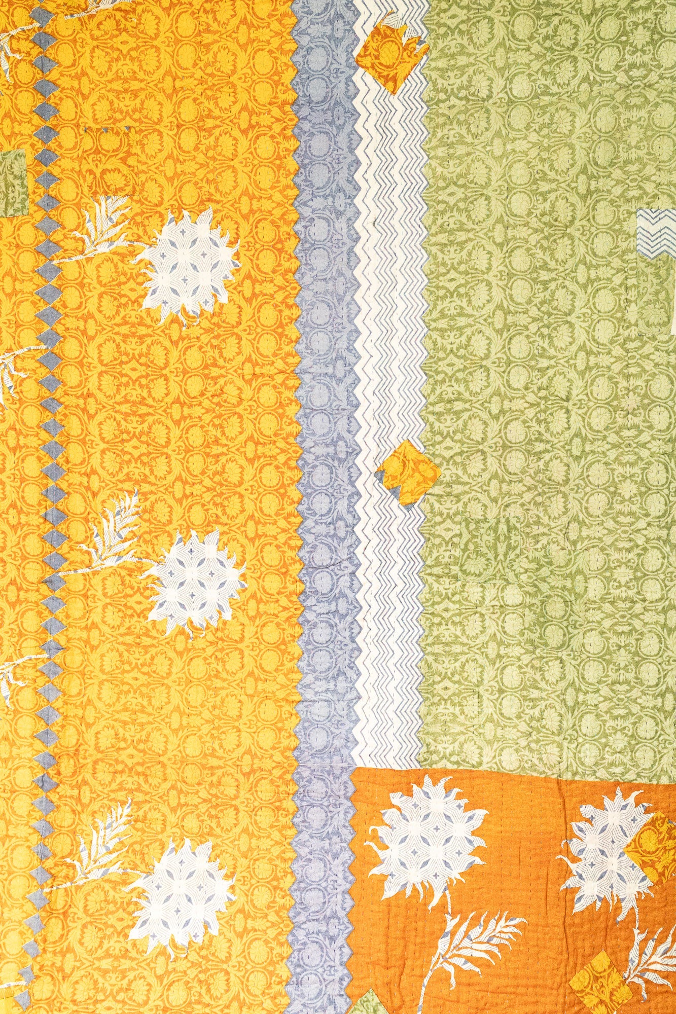 Bloom Large Kantha Throw