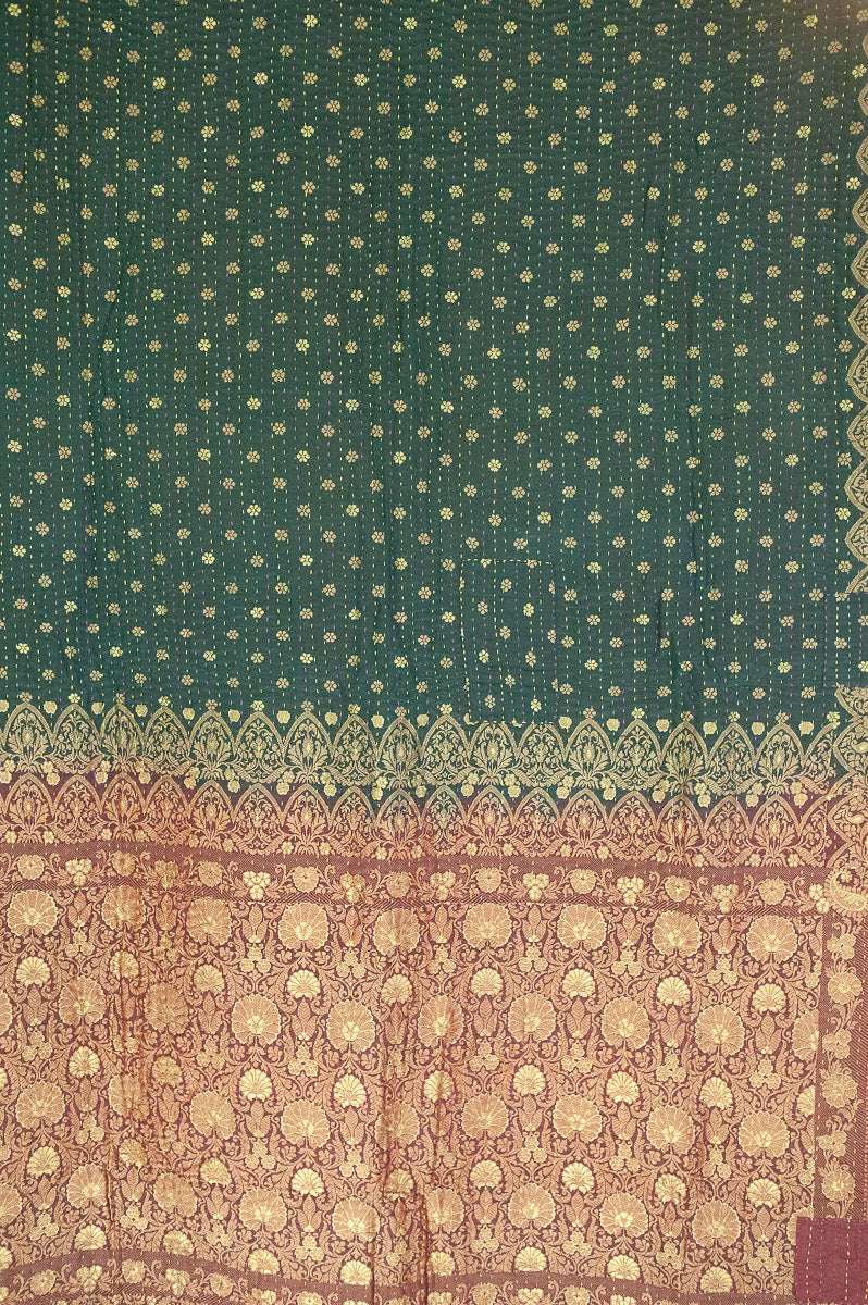 Blush Silk Blend Kantha Throw