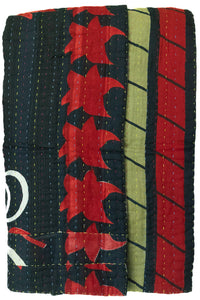 Kantha Throw Bed Quilt