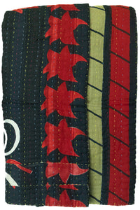 Kantha Throw Bed Quilt
